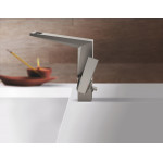 Смеситель для раковины GROHE Allure Brilliant с высоким изливом, с донным клапаном, темный графит матовый 