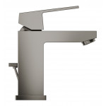 Смеситель для раковины GROHE Eurocube с донным клапаном, темный графит матовый 
