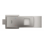 Смеситель для раковины GROHE Eurocube с донным клапаном, суперсталь 