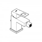 Смеситель для биде GROHE Eurocube с донным клапаном, хром 