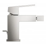 Смеситель для биде GROHE Eurocube с донным клапаном, суперсталь 