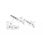 Смеситель для душа GROHE Eurocube, хром 