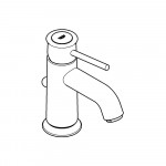 Смеситель для раковины GROHE BauClassic, хром 