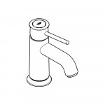 Смеситель для раковины GROHE BauClassic, хром 
