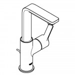 Смеситель для раковины GROHE Lineare с донным клапаном, L-Size, хром 