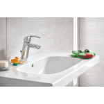 Смеситель для раковины GROHE Eurosmart с донным клапаном, M-Size, хром 