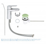 Смеситель для раковины GROHE BauEdge, хром 