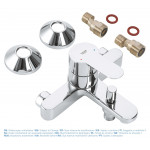 Смеситель для ванны GROHE BauEdge, хром 