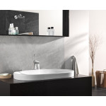 Смеситель для раковины GROHE Eurodisc Joy с донным клапаном, низкий излив, хром 
