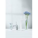 Смеситель для раковины GROHE Eurodisc Joy с донным клапаном, низкий излив, белая луна 