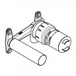 Встраиваемая часть однорычажного смесителя для раковины GROHE Eurodisc Joy на 2 отверстия 