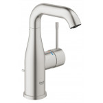 Смеситель для раковины GROHE Essence с донным клапаном, суперсталь 