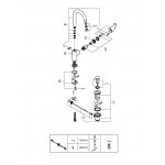 Смеситель для раковины GROHE Eurosmart, L-size, хром 