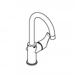 Смеситель для раковины GROHE Eurosmart, L-size, хром 