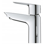 Смеситель для раковины GROHE BauEdge с рычажным донным клапаном, S-Size, хром 
