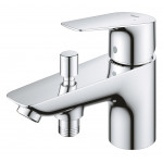 Смеситель для ванны GROHE BauEdge на 1 отверстие, на край ванны, хром 