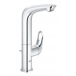 Смеситель для раковины GROHE Eurostyle с донным клапаном и высоким изливом, хром 