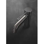 Смеситель для раковины GROHE Essence с донным клапаном, темный графит глянец 