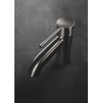 Смеситель для раковины GROHE Essence с донным клапаном, темный графит матовый 