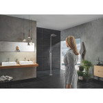 Смеситель для раковины GROHE Essence S-Size II с донным клапаном, суперсталь 