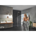 Смеситель для раковины GROHE Essence S-Size II с донным клапаном, суперсталь 