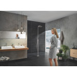 Смеситель для раковины GROHE Essence S-Size II с донным клапаном, суперсталь 