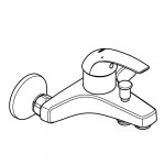 Смеситель для ванны GROHE BauCurve, хром 