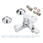 Смеситель для ванны GROHE BauEdge, хром 