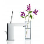 Смеситель для раковины GROHE Eurocube Joy с донным клапаном, низкий излив, хром 