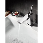 Смеситель для раковины GROHE Eurocube Joy с донным клапаном, средний излив, хром 