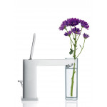 Смеситель для раковины GROHE Eurocube Joy с донным клапаном, средний излив, хром 