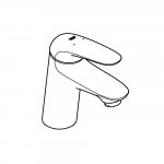 Смеситель для раковины GROHE Eurostyle, хром 