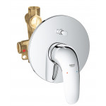 Смеситель для ванны GROHE Eurostyle скрытого монтажа, в комплекте с монтажной частью, хром 