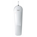 Смеситель для раковины GROHE BauEdge с ограничителем температуры и рычажным донным клапаном, M-Size, хром 