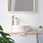 Смеситель для раковины GROHE BauEdge с ограничителем температуры, XL-Size, хром 