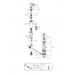 Смеситель для раковины GROHE BauLoop, M-Size, хром 