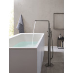 Внешняя часть смесителя для ванны GROHE Lineare напольного монтажа, темный графит матовый 