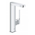 Смеситель для раковины GROHE Plus с нажимным донным клапаном и вытяжным изливом, L-Size, хром 