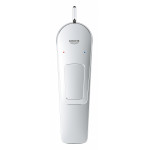 Смеситель для раковины GROHE BauLoop с ограничителем температуры и рычажным донным клапаном, M-Size, хром 