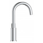 Смеситель для раковины GROHE BauLoop с ограничителем температуры и нажимным донным клапаном, L-Size, хром 