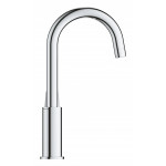 Смеситель для раковины GROHE BauEdge с ограничителем температуры и нажимным донным клапаном, L-Size, хром 