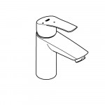 Смеситель для раковины GROHE Eurosmart, S-Size, хром 