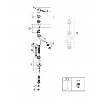 Смеситель для раковины GROHE Eurosmart, S-Size, хром 