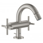 Смеситель для биде GROHE Atrio двухвентильный, суперсталь 