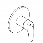 Внешняя часть смесителя для душа GROHE Eurosmart, хром 