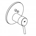 Внешняя часть смесителя для ванны GROHE Concetto, хром 