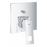 Внешняя часть смесителя для ванны GROHE Eurocube с переключателем на 2 положения, хром 