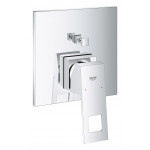 Внешняя часть смесителя для ванны GROHE Eurocube с переключателем на 2 положения, хром 