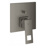 Внешняя часть смесителя для ванны GROHE Eurocube с переключателем на 2 положения, темный графит матовый 