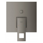 Внешняя часть смесителя для ванны GROHE Eurocube с переключателем на 2 положения, темный графит матовый 